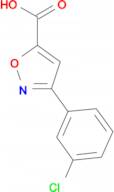 3-(3-chlorophenyl)-1,2-oxazole-5-carboxylic acid