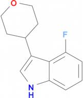 4-Fluoro-3-(tetrahydro-2H-pyran-4-yl)-1H-indole