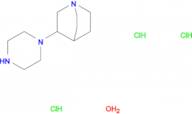 3-(1-piperazinyl)quinuclidine trihydrochloride hydrate