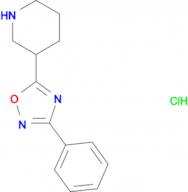 3-(3-phenyl-1,2,4-oxadiazol-5-yl)piperidine hydrochloride