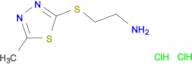 {2-[(5-methyl-1,3,4-thiadiazol-2-yl)thio]ethyl}amine dihydrochloride