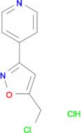 4-[5-(chloromethyl)-3-isoxazolyl]pyridine hydrochloride