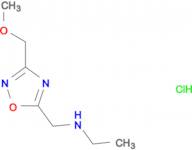 N-{[3-(methoxymethyl)-1,2,4-oxadiazol-5-yl]methyl}ethanamine hydrochloride