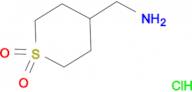 [(1,1-dioxidotetrahydro-2H-thiopyran-4-yl)methyl]amine hydrochloride