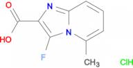 3-fluoro-5-methylimidazo[1,2-a]pyridine-2-carboxylic acid hydrochloride