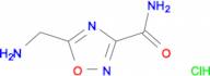 5-(aminomethyl)-1,2,4-oxadiazole-3-carboxamide hydrochloride