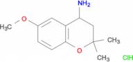 (6-methoxy-2,2-dimethyl-3,4-dihydro-2H-chromen-4-yl)amine hydrochloride