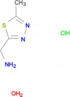 [(5-methyl-1,3,4-thiadiazol-2-yl)methyl]amine hydrochloride hydrate