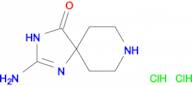 2-amino-1,3,8-triazaspiro[4.5]dec-1-en-4-one dihydrochloride