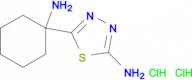 5-(1-aminocyclohexyl)-1,3,4-thiadiazol-2-amine dihydrochloride