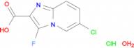 6-chloro-3-fluoroimidazo[1,2-a]pyridine-2-carboxylic acid hydrochloride hydrate