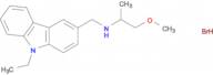 N-[(9-ethyl-9H-carbazol-3-yl)methyl]-1-methoxy-2-propanamine hydrobromide