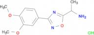 {1-[3-(3,4-dimethoxyphenyl)-1,2,4-oxadiazol-5-yl]ethyl}amine hydrochloride