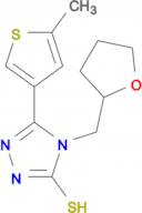 5-(5-methylthien-3-yl)-4-(tetrahydrofuran-2-ylmethyl)-4H-1,2,4-triazole-3-thiol