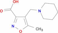 5-methyl-4-(piperidin-1-ylmethyl)isoxazole-3-carboxylic acid hydrobromide