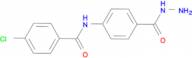 4-chloro-N-[4-(hydrazinocarbonyl)phenyl]benzamide