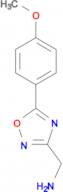 [5-(4-methoxyphenyl)-1,2,4-oxadiazol-3-yl]methylamine