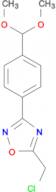 5-(chloromethyl)-3-[4-(dimethoxymethyl)phenyl]-1,2,4-oxadiazole