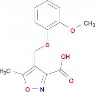 4-[(2-methoxyphenoxy)methyl]-5-methylisoxazole-3-carboxylic acid