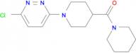 3-chloro-6-[4-(piperidin-1-ylcarbonyl)piperidin-1-yl]pyridazine