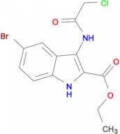 ethyl 5-bromo-3-[(chloroacetyl)amino]-1H-indole-2-carboxylate