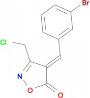 (4E)-4-(3-bromobenzylidene)-3-(chloromethyl)isoxazol-5(4H)-one