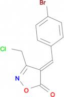 (4E)-4-(4-bromobenzylidene)-3-(chloromethyl)isoxazol-5(4H)-one