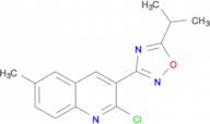 2-chloro-3-(5-isopropyl-1,2,4-oxadiazol-3-yl)-6-methylquinoline