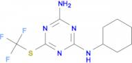 N-cyclohexyl-6-[(trifluoromethyl)thio]-1,3,5-triazine-2,4-diamine