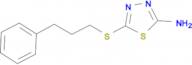 5-[(3-phenylpropyl)thio]-1,3,4-thiadiazol-2-amine