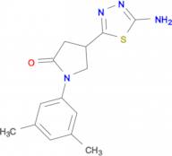 4-(5-amino-1,3,4-thiadiazol-2-yl)-1-(3,5-dimethylphenyl)pyrrolidin-2-one