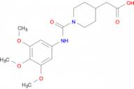 (1-{[(3,4,5-trimethoxyphenyl)amino]carbonyl}piperidin-4-yl)acetic acid
