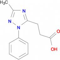 3-(3-methyl-1-phenyl-1H-1,2,4-triazol-5-yl)propanoic acid