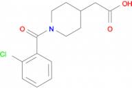 [1-(2-chlorobenzoyl)piperidin-4-yl]acetic acid