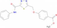 methyl 4-{[5-(anilinocarbonyl)-1,3,4-thiadiazol-2-yl]methoxy}benzoate