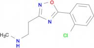 {2-[5-(2-chlorophenyl)-1,2,4-oxadiazol-3-yl]ethyl}methylamine