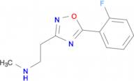 {2-[5-(2-fluorophenyl)-1,2,4-oxadiazol-3-yl]ethyl}methylamine