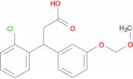 3-(2-chlorophenyl)-3-[3-(methoxymethoxy)phenyl]propanoic acid