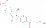 1,3-dioxo-2-[4-(propoxycarbonyl)phenyl]isoindoline-5-carboxylic acid