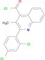 2-(2,4-dichlorophenyl)-3-methylquinoline-4-carbonyl chloride