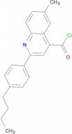 2-(4-butylphenyl)-6-methylquinoline-4-carbonyl chloride