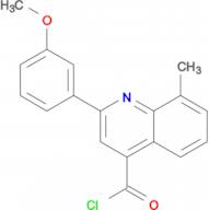 2-(3-methoxyphenyl)-8-methylquinoline-4-carbonyl chloride