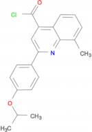 2-(4-isopropoxyphenyl)-8-methylquinoline-4-carbonyl chloride