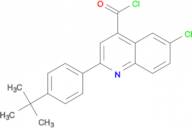 2-(4-tert-butylphenyl)-6-chloroquinoline-4-carbonyl chloride