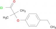 2-(4-ethylphenoxy)-2-methylpropanoyl chloride