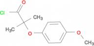 2-(4-methoxyphenoxy)-2-methylpropanoyl chloride