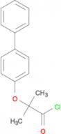 2-(biphenyl-4-yloxy)-2-methylpropanoyl chloride