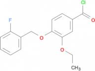 3-ethoxy-4-[(2-fluorobenzyl)oxy]benzoyl chloride