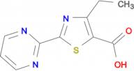 4-ethyl-2-pyrimidin-2-yl-1,3-thiazole-5-carboxylic acid