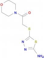 5-[(2-morpholin-4-yl-2-oxoethyl)thio]-1,3,4-thiadiazol-2-amine